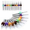 Premium 10pcs Set Of Pcb Carbide Micro Twist Drill Bits Ideal For Precision Work