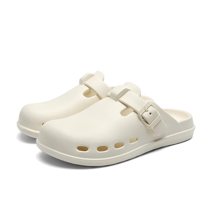 Мода Мода Сабо Тапочки Женские Мужские Уличные Противоскользящие Тапочки Обувь Ева Мягкая Подошва Шлепанцы Новые Водонепроницаемые Медицинские Тапочки