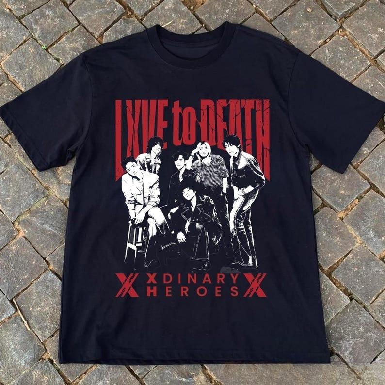 Футболка Xdinary Heroes, Футболка Xdinary Heroes Lxve to Death, Футболка Xdinary Heroes World Tour 2026, Xdinary Heroes, Мировое турне Beautiful Mind