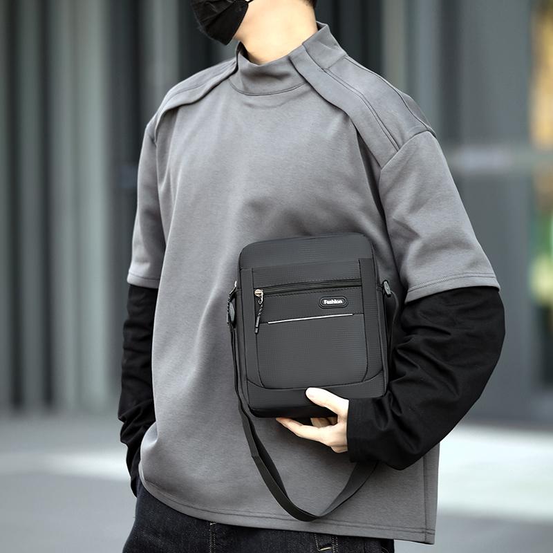 Универсальная сумка кроссбоди из Оксфорда - Мужская деловая повседневная сумка-слинг для предметов первой необходимости для ежедневных поездок
