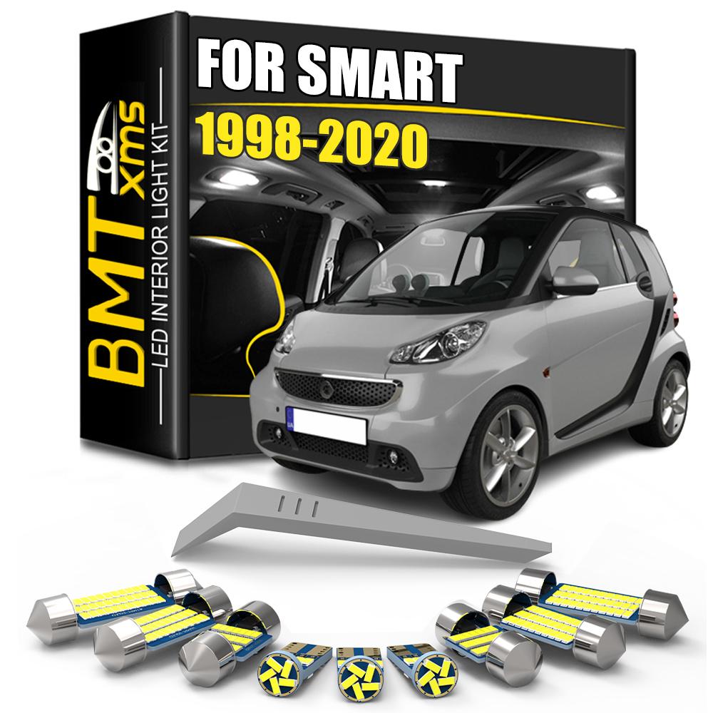 BMTxms Canbus LED Interior Light Kit For Smart Fortwo 450 451 453 Forfour MK1 454 MK2 453 EQ Electric Drive 1998-2020 Accessorie Dome Lights 6