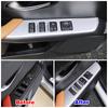 For Lexus UX UX200 UX250 2018-2024 Inner Door Armrest Window Lift Switch Button Panel Cover Trim Matte Silver Carbon Fiber Color