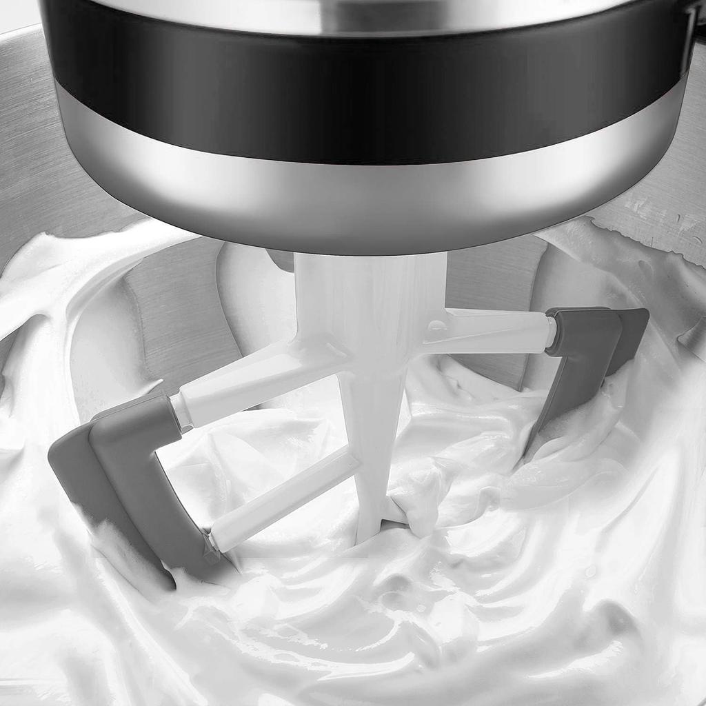 Flex Edge Beater for KitchenAid,Mixer Attachement Compatible With KitchenAid,Mixer Accessory,Fits Tilt-Head Stand Mixer Bowls For 4.5-5 Quart