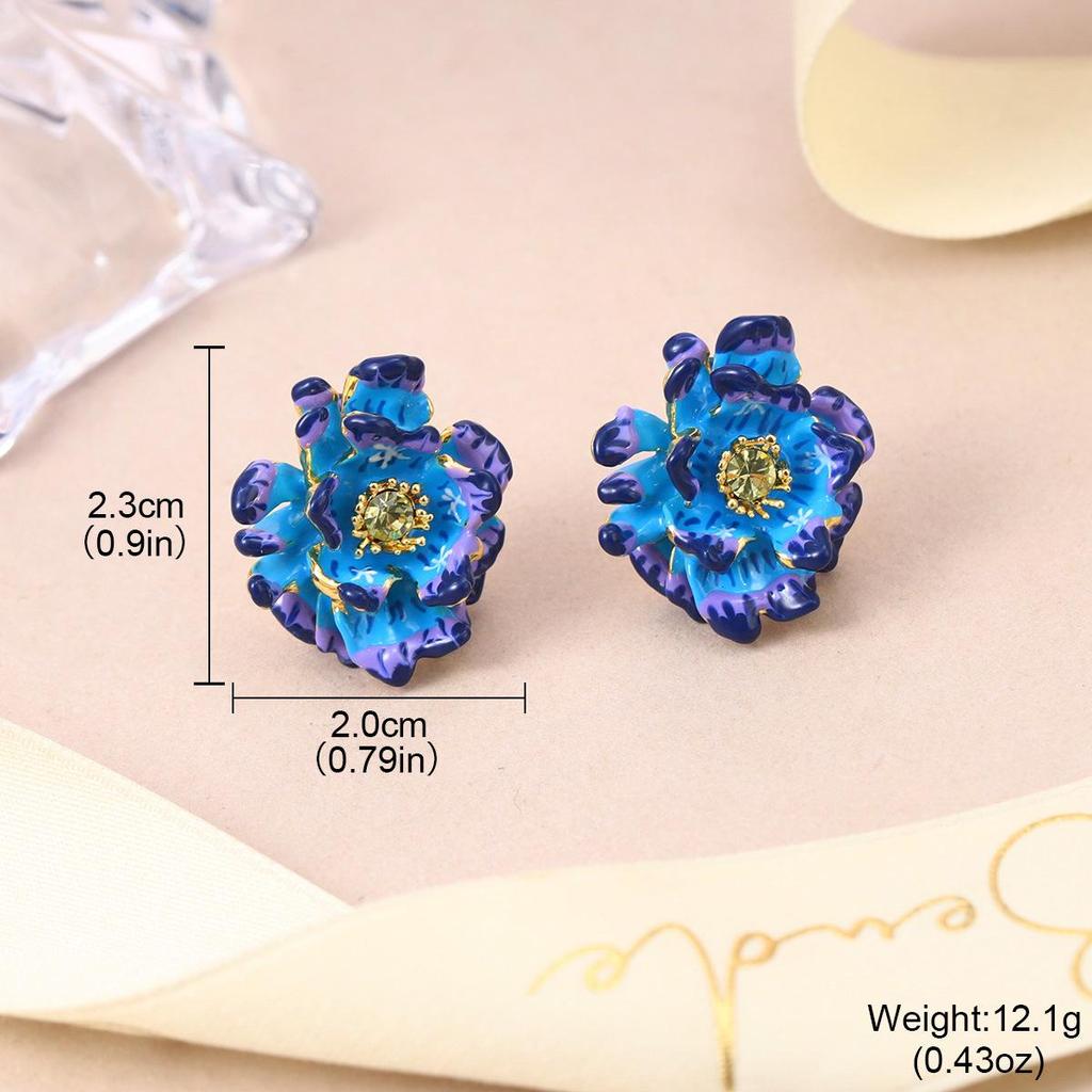 Серьги-пусеты с кисточками в стиле Мори с жемчужными цветами и бабочками - Свежие, милые и элегантные