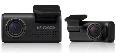 Видеорегистратор Kenwood с записью переднего и заднего вида, модель DRV-E40W, Smart Compact Design, WDR, 3-летняя гарантия,