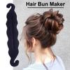 Hair Bun Maker Sponge Hair Curler Deft Bun Twister Shaper Long Hair Easy Fast Snap Roll Tool Lazy Women Girl Hair Styling Accessories