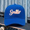 pc Smile Print Adjustable Cap UnisexS And WomenS Outdoor Sports Style Ideal Gift for Weddings Parties Birthdays MustHave f