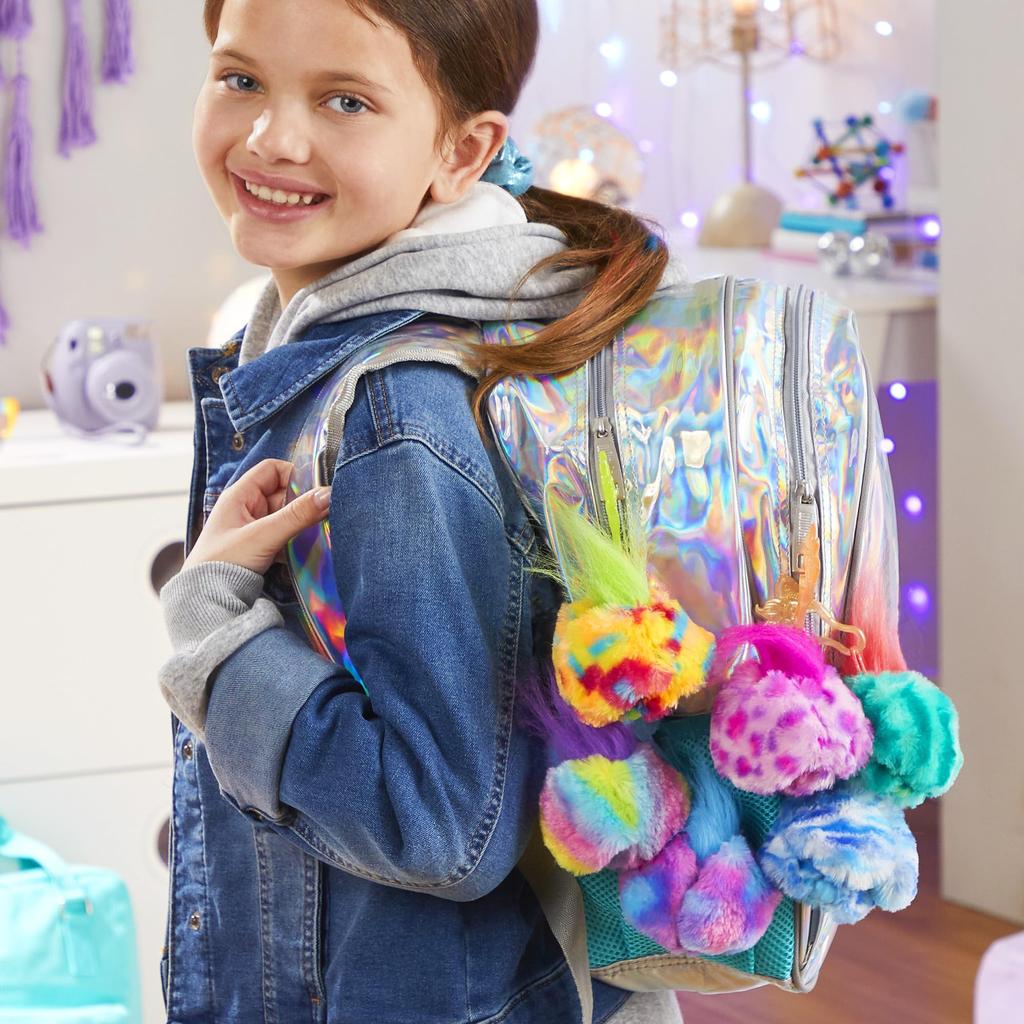 Hasbro Furby Furblets Rayvie Mini Friend Over 45 Furby Language Electric Plush Toy for Boys and Girls Christmas Gift Ages Rainbow F8897 Genuine New