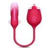 Rose Shape Vagina Sucking Vibrator G-spot Masturbation Nipple Sucker Oral Licking Clitoris Stimulation Sex Toys for Women