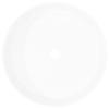 VidaXL Round Ceramic Sink White 40x15 Cm Countertop Basin Bathroom 142342