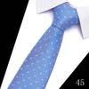 Мужской деловой галстук для жениха 7,5 см - популярный дизайн