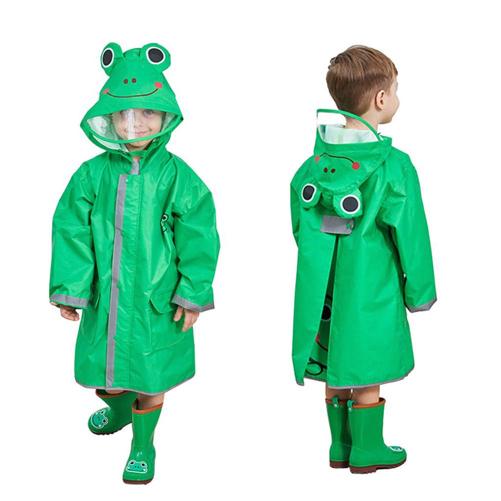 Дождевик для маленьких мальчиков и девочек, детский плащ с 3D мультфильмами, пончо