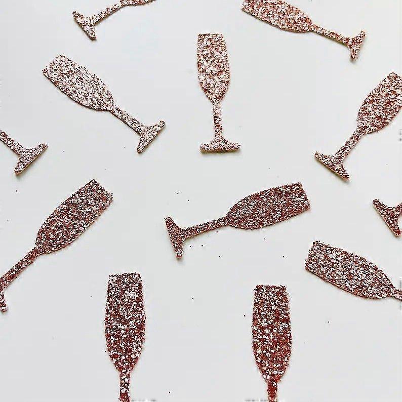 Bachelorette party decoration confetti bridesmaid party decoration 100pcs gold cong scattered pieces shiny wedding 1