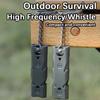 Double Pipe Whistle Pendant Keychain High Decibel Portable Outdoor Survival Emergency Camping Tool Multifunction Whistle 1PC