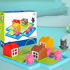Kids Puzzle Board Game Set Early Education Level Logical Thinking Concentration Training Toy Fairy Tale Parent-child Interaction