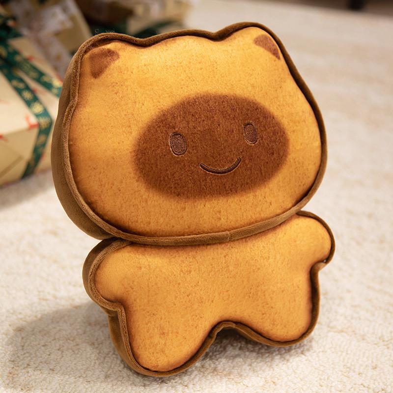Тост Капибара Кот Плюшевые Игрушки Подвески для Рюкзака Мультяшные Брелоки Подарки Детям