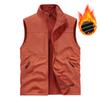 Men's Double-sided Velvet Vest with Warm Vest for Autumn and Winter, Casual Plus Size Camisole Jacket