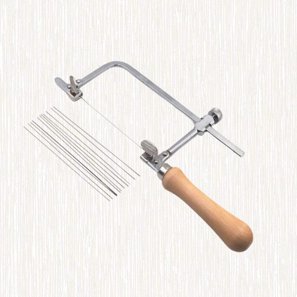 Эффективная резка U-образной пилы-лука для проектов «сделай сам» Регулируемая рукоятка пилы «сделай сам» U-образная стальная пила-лука