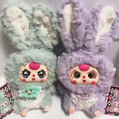 Новейшая Детская Трехлилейная Кроличья Деревня Ручная Игрушка Хороший Подарок Милая Кукла Сумка Плюшевая Кукла Подвеска Подарок Для Детей