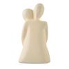 Beautiful Romantic Couple Statue | Ceramic Home Decor (Pack of 1, Off White Color)