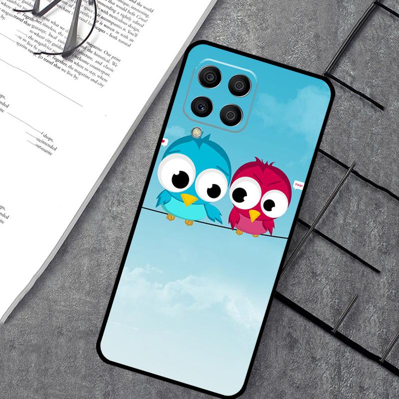 Baby Cute Owl Case For Samsung Galaxy M35 M21 M12 M13 M14 M15 M06 M16 M36 M56 M31 M53 M32 M52 M55 M34 M54