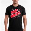 Канфеты 70-х Pop Rocks Ретро Феноунisexон Логотип С Небольшими Повреждениями Футболка Летняя Повседневная Хлопковая Футболка Оверсайз Уличная Одежда Топы