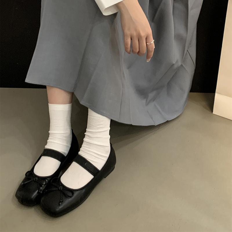 Женские балетки, милая женская обувь Мэри Джейн для девочек, мягкая повседневная обувь для балерин для танцев