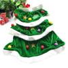 Green Christmas Dress Shaped Dog Costume Pet Winter Clothes Comfortable Warm Christmas Hoodie Dress For Party