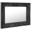 VidaXL Wall Mirror Baroque Style 50x40 Cm Black 320311