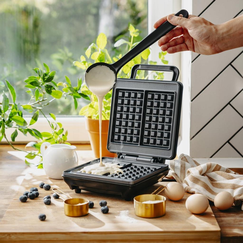 Gofrownica Elektryczna 1200W Z Nieprzywierającą Płytą Na 2 Gofry