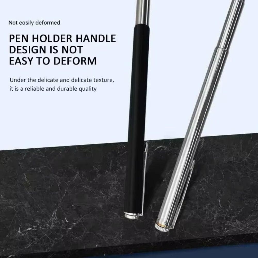 Adjustable Snake Hook Stainless Steel Retractable Snake Catching Tool Rounded Head Non Slip Grip Reptile Catcher Pest Control