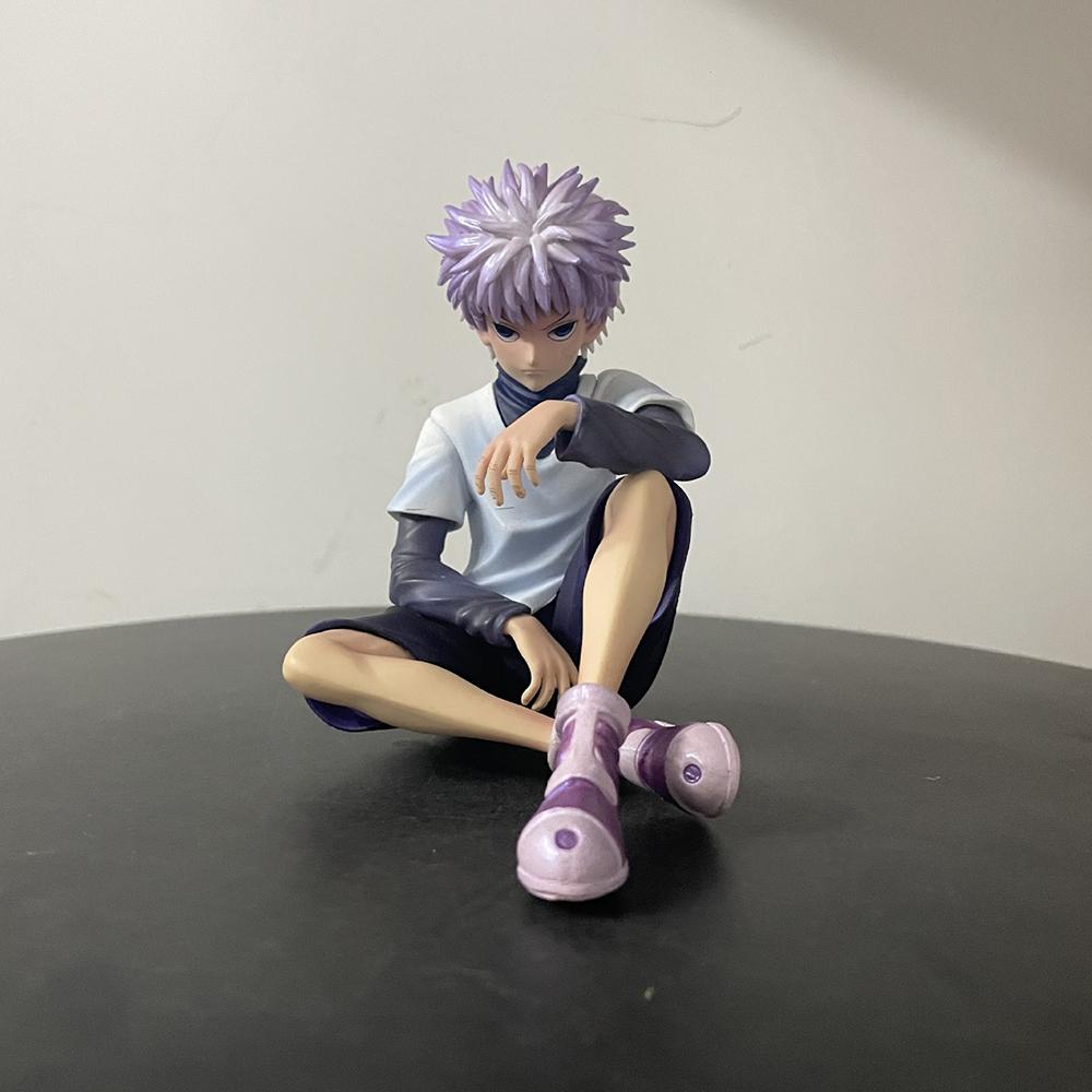 11см HUNTER×HUNTER Киллуа Золдик ГОН ФРИСС ПВХ Фигурка Аниме Фигурка Модель Игрушки Коллекция Кукла Подарок на День Рождения