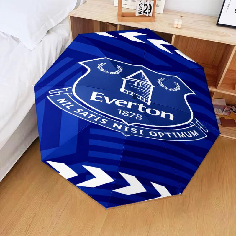 1PC Fc Crest Design Printed Umbrella Folding umbrella, automatic umbrella 8-Frame for Travel, camping Fan gifts Christmas Gifts