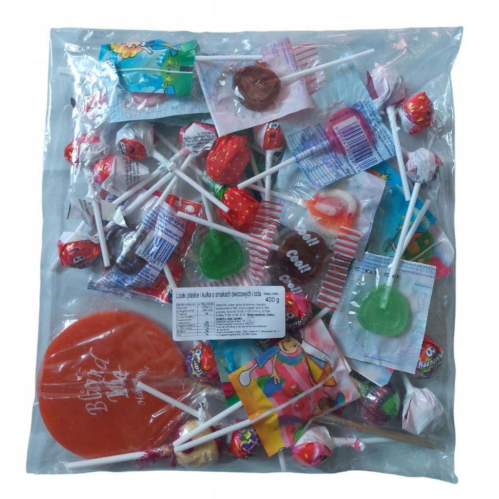 Fruit lollipops 400g
