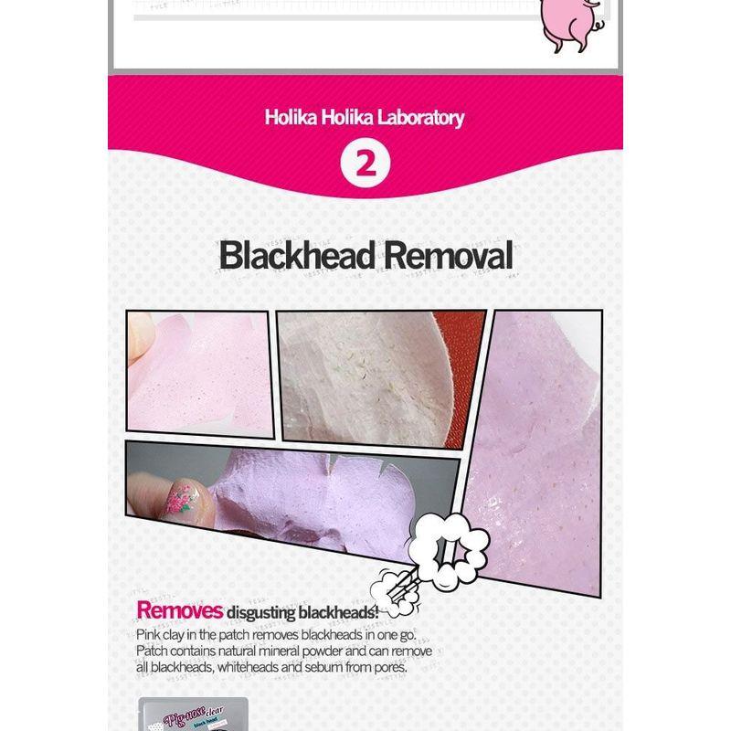 HOLIKA HOLIKA - Pig Clear Black Head 3-Step Kit Bundle Set