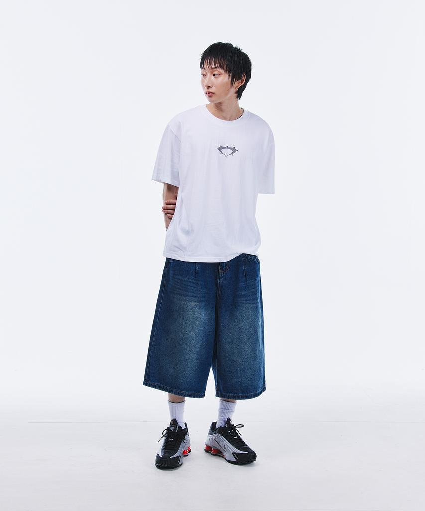 SCALLYWAG Big Bermuda Denim Shorts [Indigo]