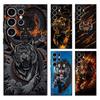 Чехол для телефона Funda для Samsung Galaxy S26 Note 20 Ultra 8 9 10 S10 S9 S23 S20 S21 FE S24 Plus S25 Ultra Крутой Тигр