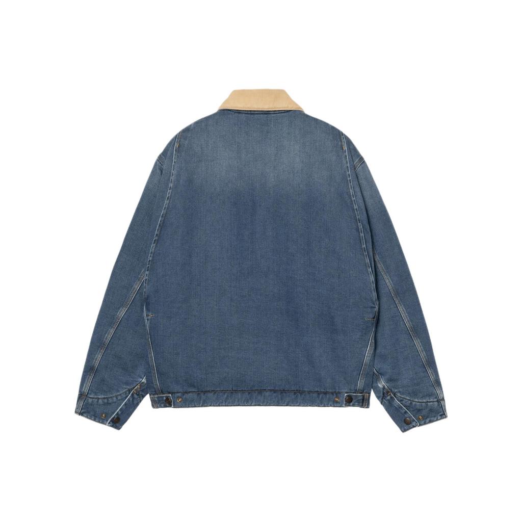 Carhartt WIP FW25 OG Detroit Jacket Classic Detroit Collar Long Sleeve Comfortable Denim Jacket Men jackets I035878-2XN-4L