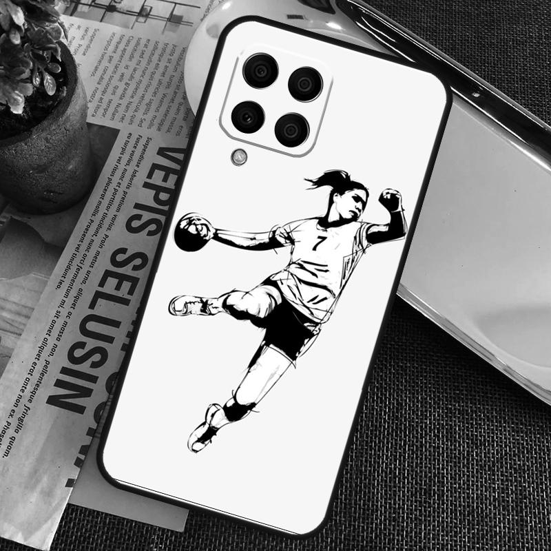 Handball Sport Case For Samsung Galaxy M15 M55 M13 M23 M33 M53 M31 M51 M14 M34 M54 M20 M30s M12 M32 M52
