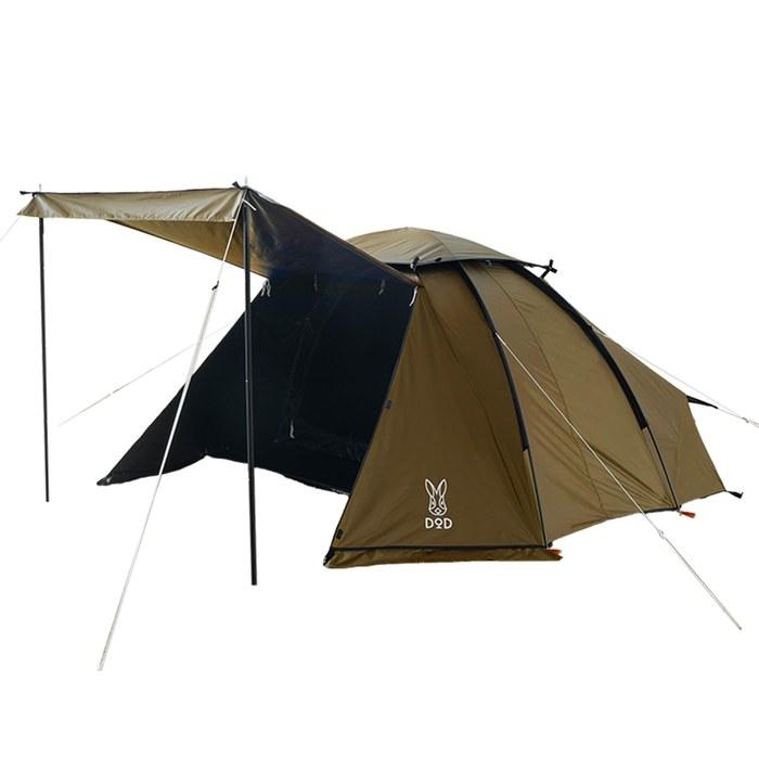 DOD Mendako Tent T1-176-BRWalkable, lightweight, comfortable solo tent with shade.(Approx.) W220 x D215 x H120cm.