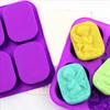 4-Cavity Angel Mold Diy Aromatherapy Plaster Mold Silicone Handmade Cake Mold Essential Oil Soap Mold