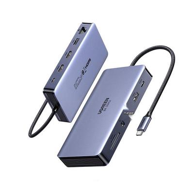 Ugreen USB-C 3.2 Док-станция для трех дисплеев 8K с двумя HDMI