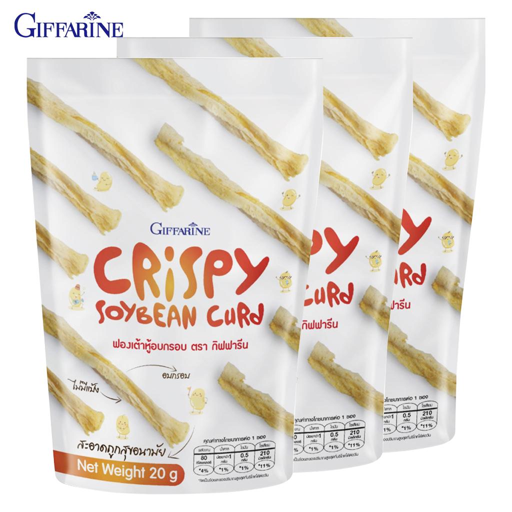 Giffarine ХРУСТЯЩИЙ СОЕВЫЙ ТВОРД, Хрустящие и хрустящие закуски, такие невероятно вкусные, что невозможно оторваться от еды, 20 г 41567 - Thai Snack