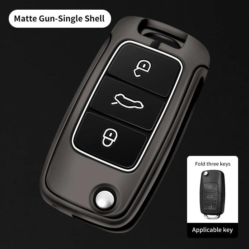 Car Key Fob Case Cover Protector For Volkswagen Golf 3 4 5 6 Mk4 Mk6 Passat B5 B6 B7 B8 CC Polo Tiguan Mk2 Touran Jetta 6 Bora