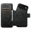 SUTENI Q-05 For iPhone 17 Air Wallet Case 2 in 1 Detachable Leather Flip Phone Cover with Stand