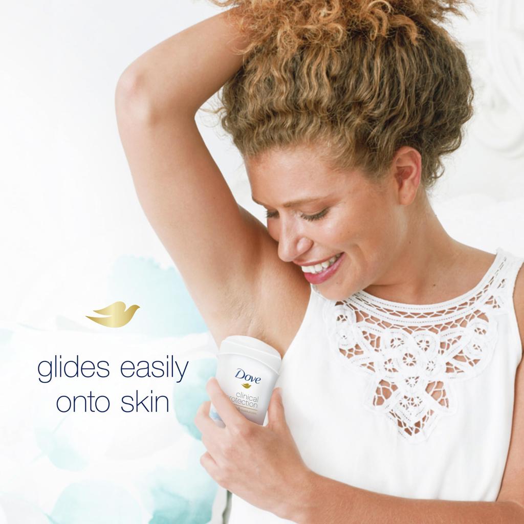 Dove Clinical Protection Antiperspirant Deodorant, Original Clean 1.7 oz by Dove