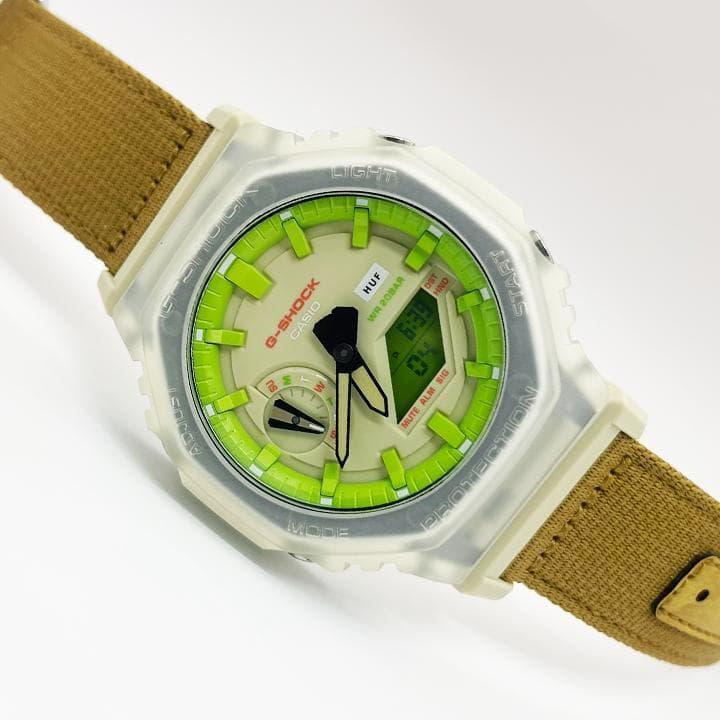 Б/у Casio G-SHOCK Модель HUF Collaboration Серия GA-2100 Ограниченная серия