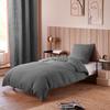 Complete 3-piece "Noah" Pack Cotton Gauze 140 X 200 for Single Bed - Noah Slate