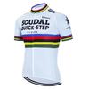 2025 Новая командная мужская веломайка SOUDAL Летняя с коротким рукавом Велосипедная одежда Быстросохнущая для езды на велосипеде Ропа Сиклизмо Женская