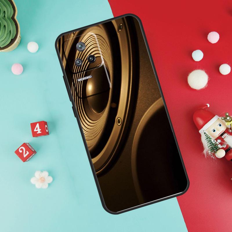 Массивные Музыкальные Колонки Чехол Для Xiaomi 17 Pro Max 13 14 15 Ultra 14T 15T Pro POCO F8 F7 F5 F6 X3 X5 X6 X7 Pro Чехол